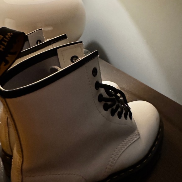 Dr. Martens White Boots - Picture 8 of 14